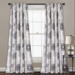 Multi Circles Polyester Room Darkening Curtain Pair (Set of 2) - Chic Decora