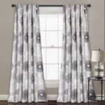 Multi Circles Polyester Room Darkening Curtain Pair (Set of 2) - Chic Decora