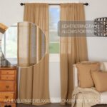 Murtaz Cotton Semi Sheer Curtain Pair (Set of 2) - Chic Decora