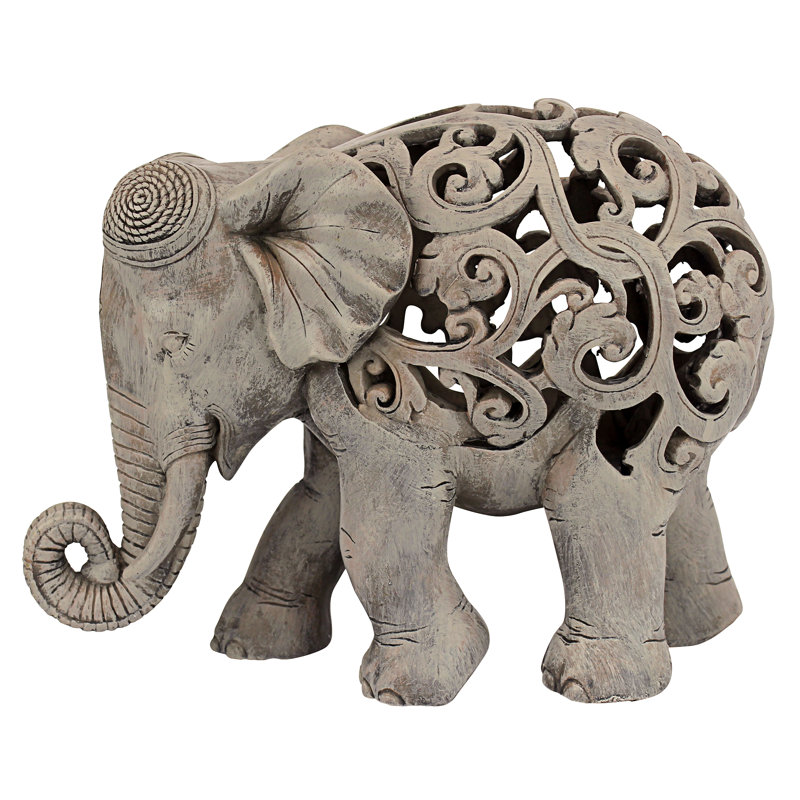 Myaree Anjan the Elephant Jail Figurine - Chic Decora