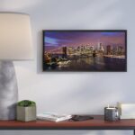 NYC Skyline with Brooklyn Bridge Panoramic by Cody York Photograph on Canvas - Chic Decora