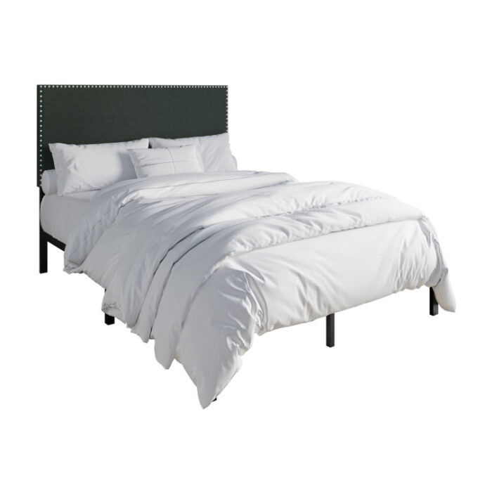 Naftula Upholstered Panel Bed - Chic Decora