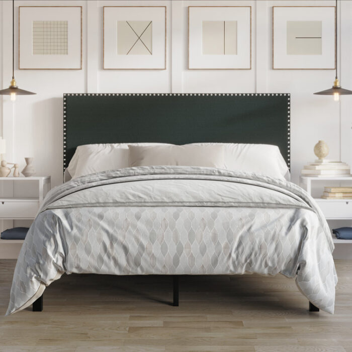 Naftula Upholstered Panel Bed - Chic Decora