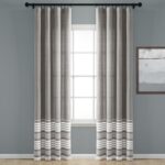 Nantucket Cotton Semi Sheer Curtain Pair (Set of 2) - Chic Decora