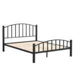 Naoki Metal Slat Headboard Bed - Chic Decora