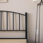 Naoki Metal Slat Headboard Bed - Chic Decora