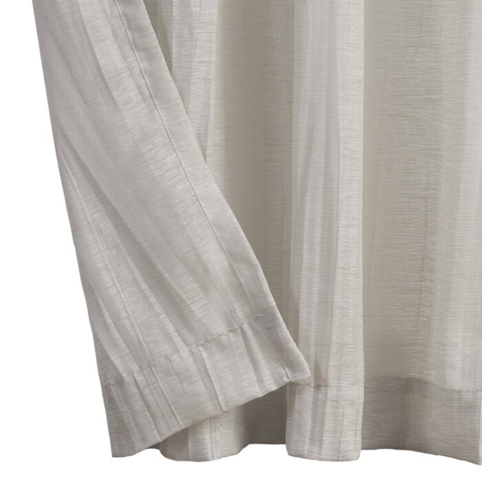 Nautica Cordelia Crushed Sheer Window Curtains (Set of 2) - Chic Decora