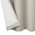 Nautica Synthetic Solid Color Blackout Thermal Rod Pocket Curtain Panels (Set of 2) - Chic Decora