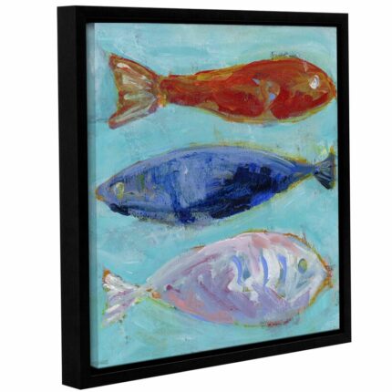 Nautical Fish by Pamela J. Wingard Print on Canvas - Chic Decora