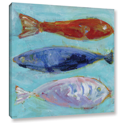 Nautical Fish by Pamela J. Wingard Print on Canvas - Chic Decora