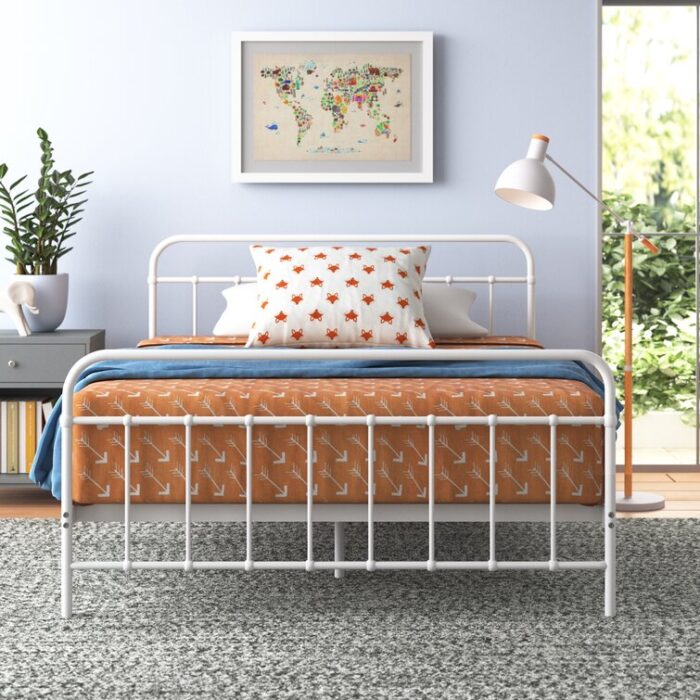 Neelam Metal Slat Bed - Chic Decora