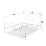 Neelam Metal Slat Bed - Chic Decora