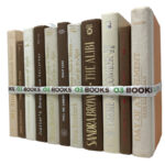 Neutral Ground Decorative Books Dark Brown and Crème - Chic Decora