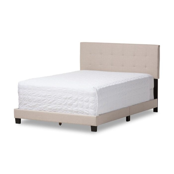 Newhaven Upholstered Standard Bed - Chic Decora