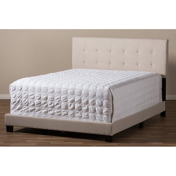 Newhaven Upholstered Standard Bed - Chic Decora