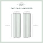 Nicole Miller Hexa Geometric Print Hidden Tab/Rod Pocket Top Light Filtering Curtain Panel Pair (Set of 2) - Chic Decora