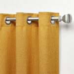 Nicole Miller New York Sawyer Cotton Blend Grommet Top Light Filtering Curtain Panels (Set of 2) - Chic Decora