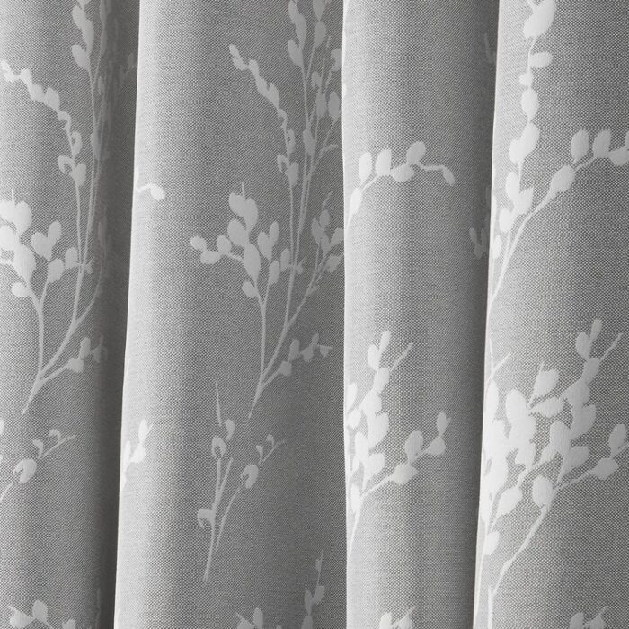 Nicole Miller Turion Floral Room Darkening Blackout Grommet Top Curtain Panel Pair (Set of 2) - Chic Decora