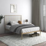 Nicole Modern Metal Platform Bed - Chic Decora