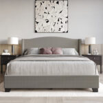 Nikrae Upholstered Wingback Storage Bed - Chic Decora