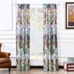 Nirvana Microfiber Semi Sheer Curtain Pair (Set of 2) - Chic Decora