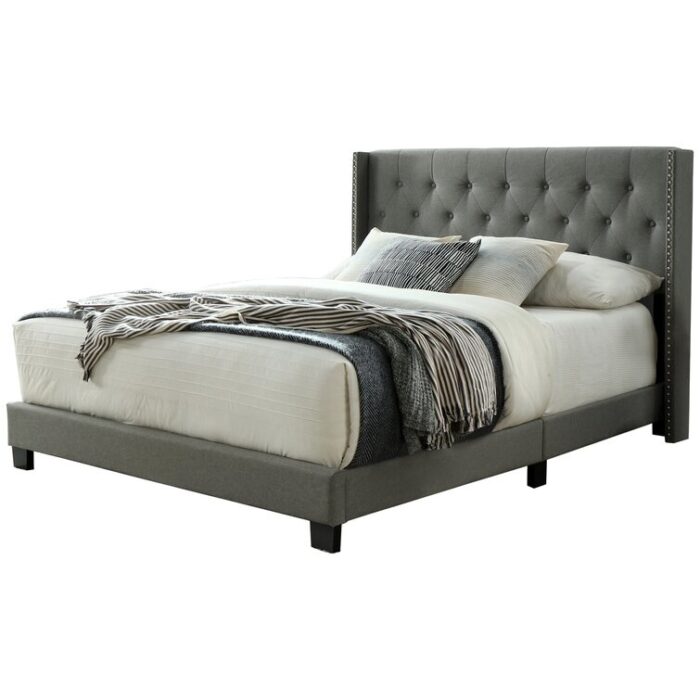 Northbridge Upholstered Wingback Bed - Chic Decora