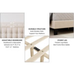 Nurdane Upholstered Platform Bed - Chic Decora