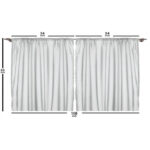 Ocean Semi-Sheer Rod Pocket Curtain Panels (Set of 2) - Chic Decora