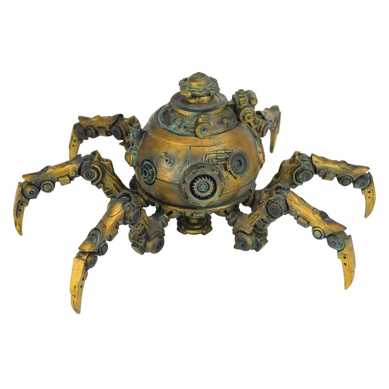 Octopod Mechanical Steampunk Figurine - Chic Decora