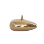 Offset Neck Object-Bronze Crackle-Sm - Chic Decora