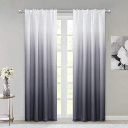 Perla Polyester Sheer Curtain Pair (Set of 2) - Chic Decora