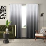 Ombre Room Darkening Curtains for Living Room 40″W x 84″L Machine Washable Panel Pair (Set of 2) - Chic Decora