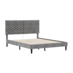 Orli Upholstered Platform Bed - Chic Decora