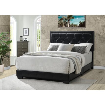 Jesika Velvet Upholstered Luxury Platform Bed - Chic Decora