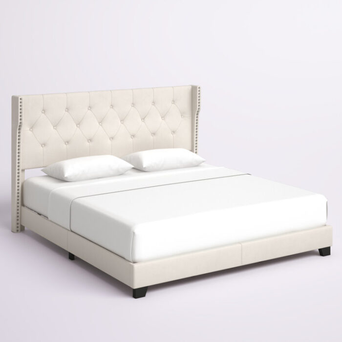 Osoba Upholstered Standard Bed - Chic Decora