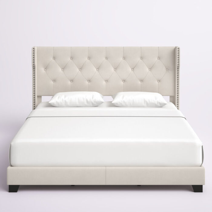 Osoba Upholstered Standard Bed - Chic Decora