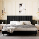 Ozella Upholstered Platform Bed - Chic Decora