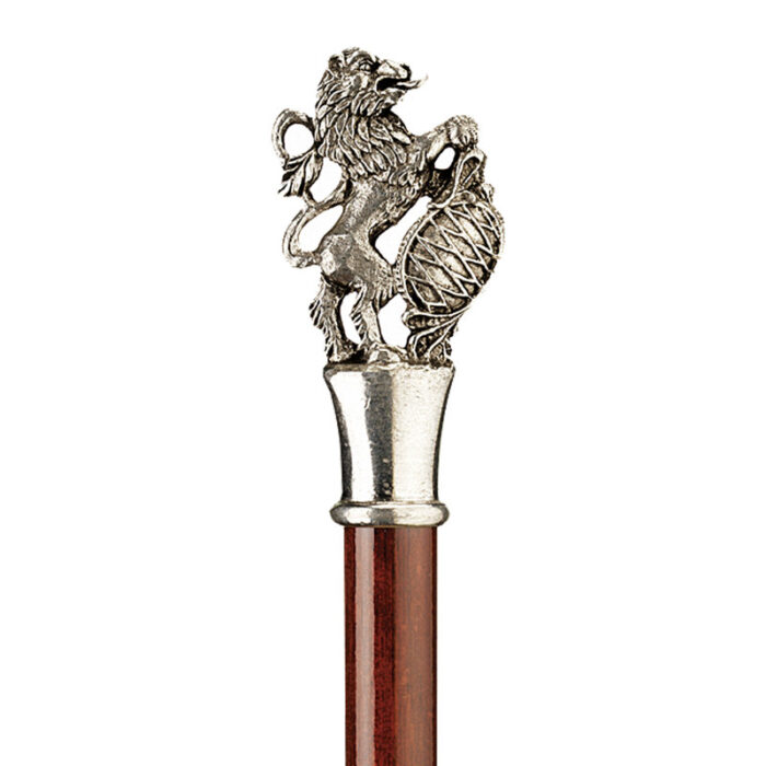 Padrone Heraldic Lion Decorative Walking Stick - Chic Decora