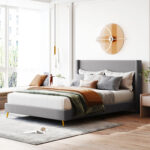 Padula Upholstered Standard Bed - Chic Decora