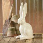 Pahrump Jumbo Hare Ceramic Figurine - Chic Decora