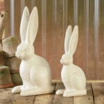 Pahrump Jumbo Hare Ceramic Figurine - Chic Decora