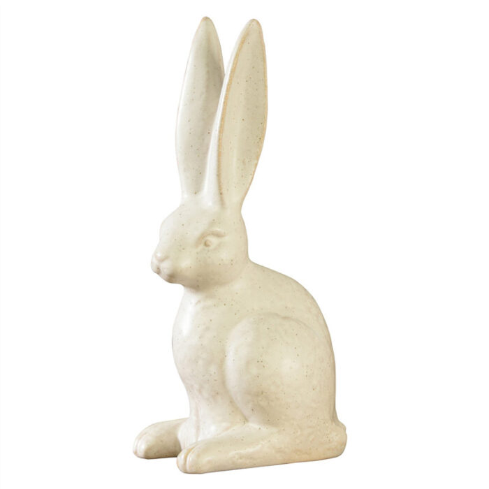 Pahrump Jumbo Hare Ceramic Figurine - Chic Decora