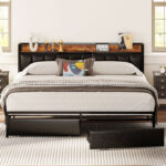 Panel Storage Bed - Chic Decora