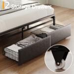 Panel Storage Bed - Chic Decora