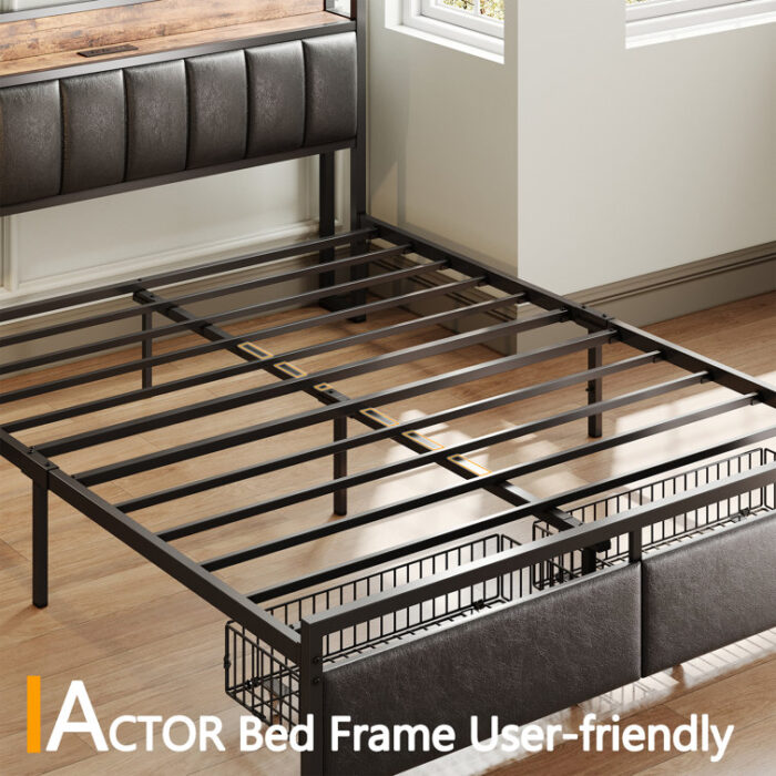 Panel Storage Bed - Chic Decora