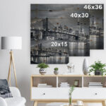 Panorama New York City at Night – Photographic - Chic Decora