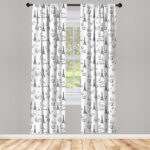 Paris Semi-Sheer Rod Pocket Sliding Panel (Set of 2) - Chic Decora