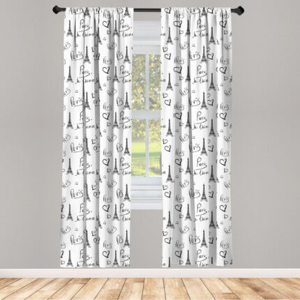 Universe Polyester Room Darkening Curtain Pair (Set of 2) - Chic Decora