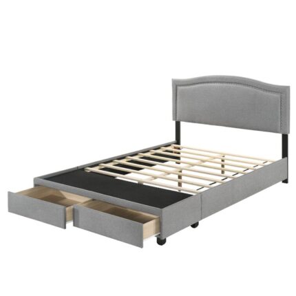 Parkville Upholstered Platform Storage Bed - Chic Decora