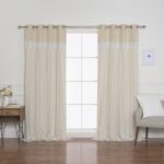 Pauley Polyester Blackout Curtain Pair (Set of 2) - Chic Decora